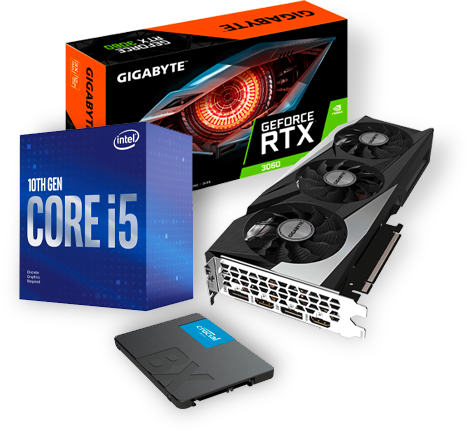Composants PC intégrés aux pincabs : carte graphique, processeur et SSD