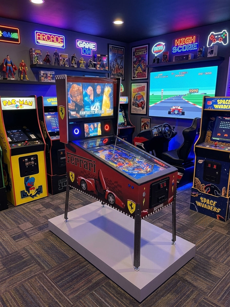 Pincab 49 pouces 3 écrans dans une salle de jeux